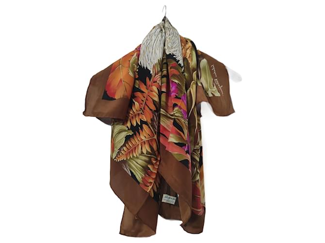 Salvatore Ferragamo Sciarpe Arancione