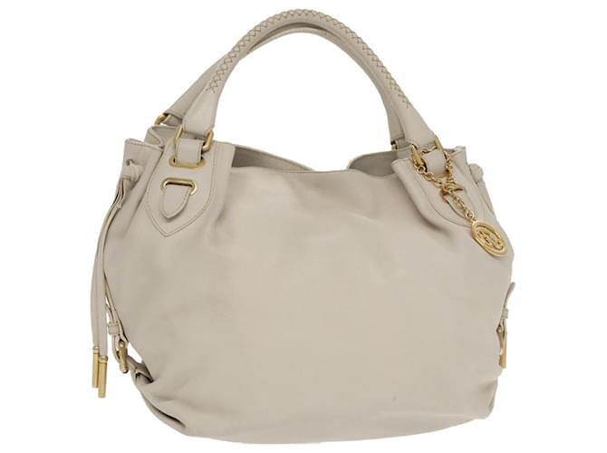 Borsa a mano BALLY in pelle bianca Auth ti2414 Bianco