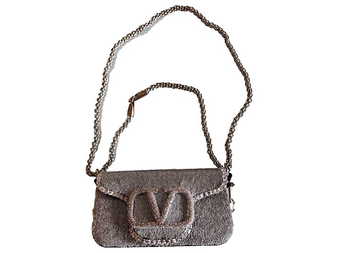 Valentino Garavani Locò Argento Grigio