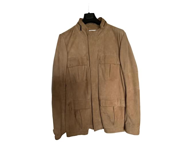 Zapa Parka in velluto di capra molto elegante Beige
