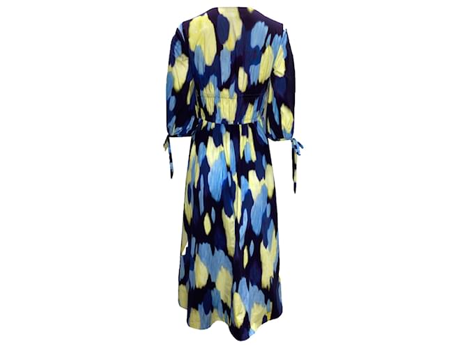 Abito midi in popeline stampata Altuzarra Donrine in cotone multicolore