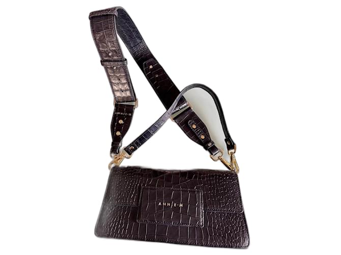 Autre Marque ANNIE M - Grande borsa a spalla larga Nero