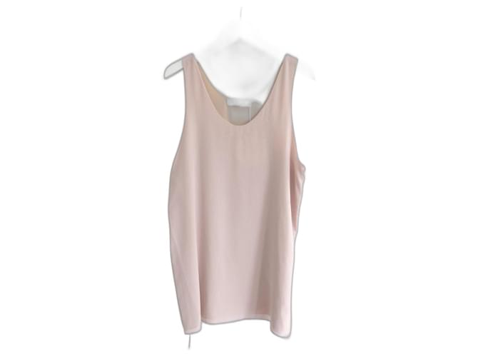 Chloé Canotta in Seta Rosa Nuda