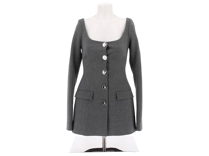 Giacche ATTICO T.FR 38 Poliestere Grigio