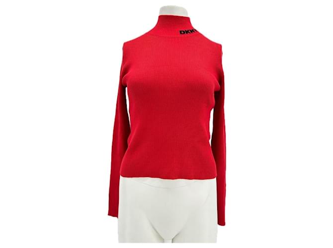 Dkny tops T.International XS Poliestere Rosso