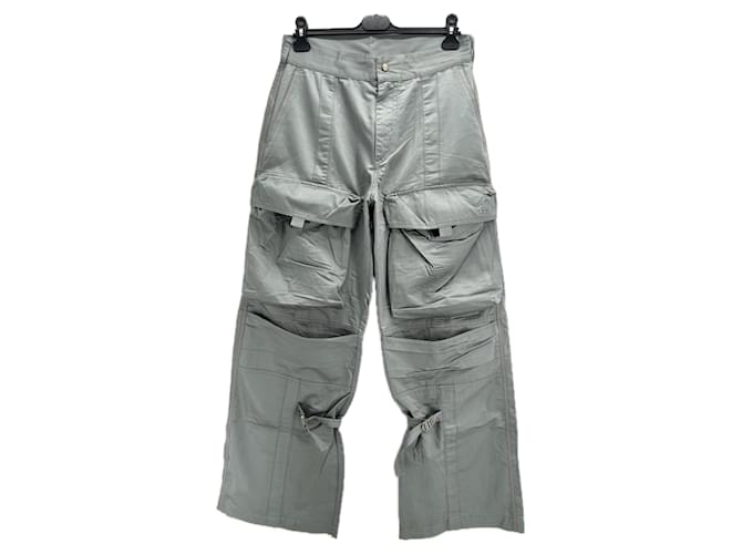 Pantaloni Diesel T.FR 44 Cotone Grigio
