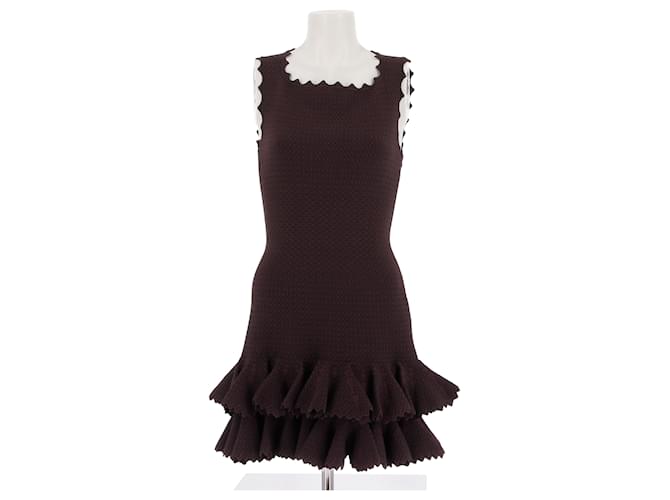 Alaïa ALAIA Abiti T.FR 40 Viscosa Bordò