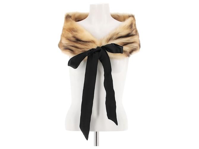 Sciarpe Louis Vuitton T. Pelliccia Beige