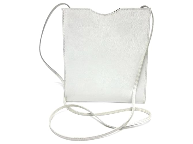 Borsa a spalla Pochette Onimetu di Hermès Bianco