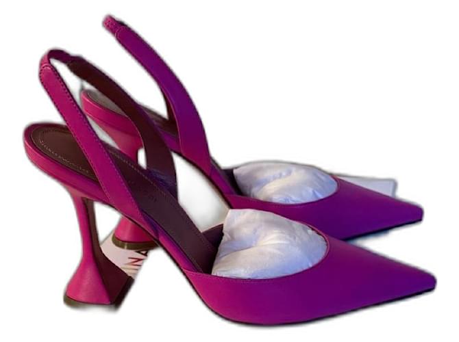 Amina Muaddi Tacchi Rosa