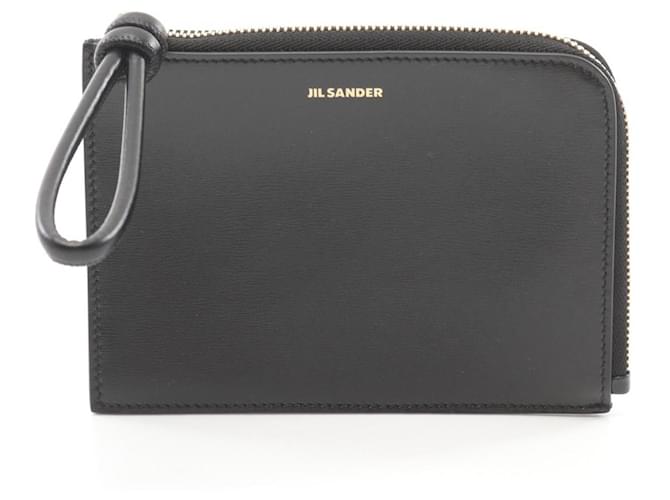Portamonete in pelle Jil Sander J07UI0002P4841001 Nero
