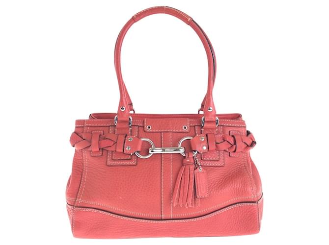 Borsa 2 in 1 in pelle rosa Coach 411003