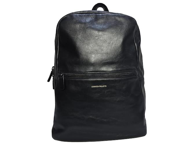 Autre Marque Zaino Common Projects in pelle di vitello nera Nero