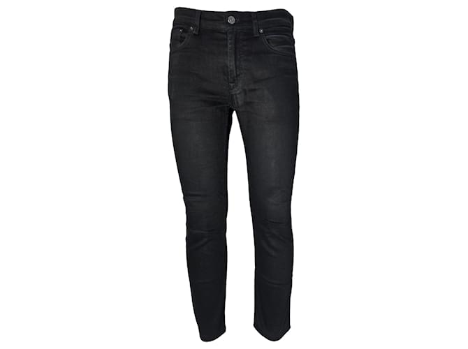 Jeans Slim-Fit Acne Studios in denim di cotone nero