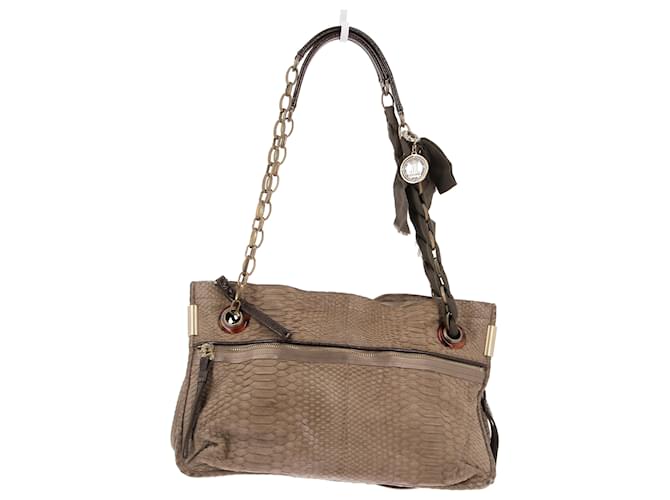 LANVIN Borse T. Pelli esotiche Beige