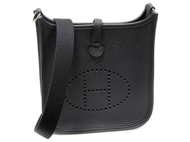 Borsa a spalla mini Evelyne TPM nera di Hermès Nero