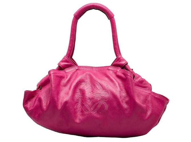 Borsa in pelle Nappa Aire Loewe Anagram 011012 Rosa