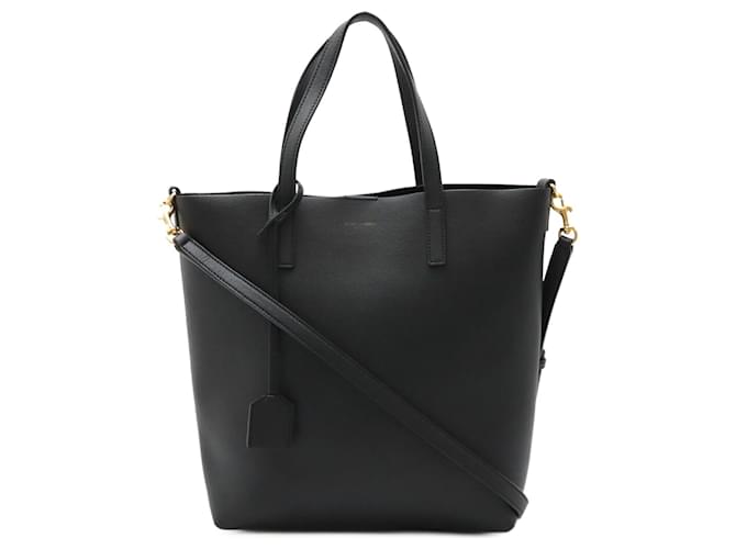 Yves Saint Laurent Borsa in pelle Toy Shopping 2way Saint Laurent Paris 498612 Nero