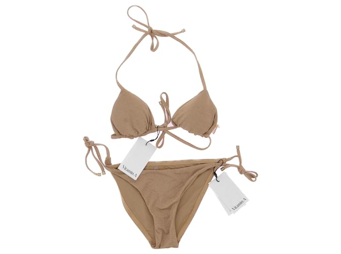 Autre Marque VITAMINA A Costumi da bagno T.Internazionale S Poliestere D'oro