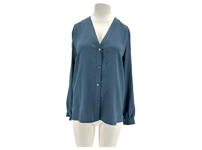 VANESSA SEWARD Tops T.FR 38 Seta Blu