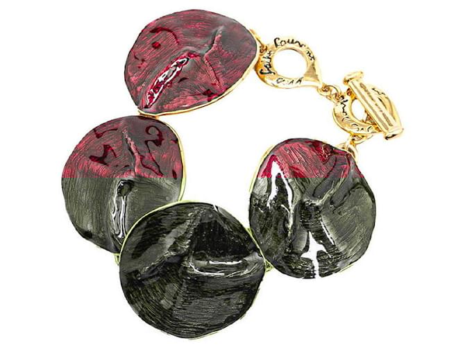 Bracciale Oro Viola Yves Saint Laurent D'oro Metallico