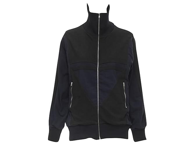 Giacca da track patchwork colorblock geometrico Marni Nero