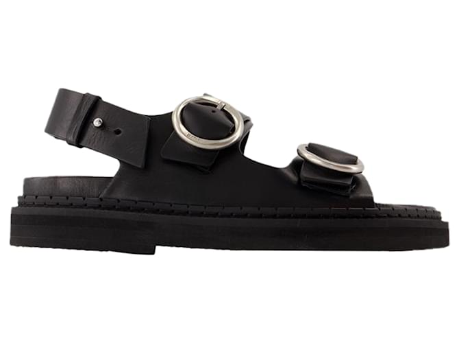 Sandali Fussbet - AMI Paris - Pelle - Nero