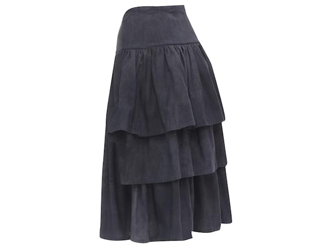 Comme Des Garcons Camicia avvolgente a taglio obliquo deconstruita di Comme Des Garçons Grigio