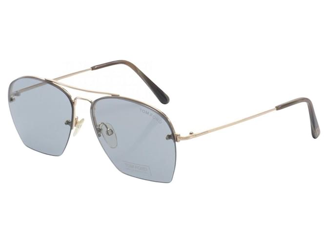 Occhiali da sole Tom Ford Whelan TF505 D'oro Metallico