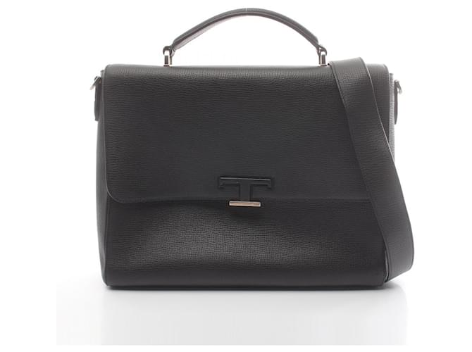Borsa in pelle T Timeless di Tod's nera Nero
