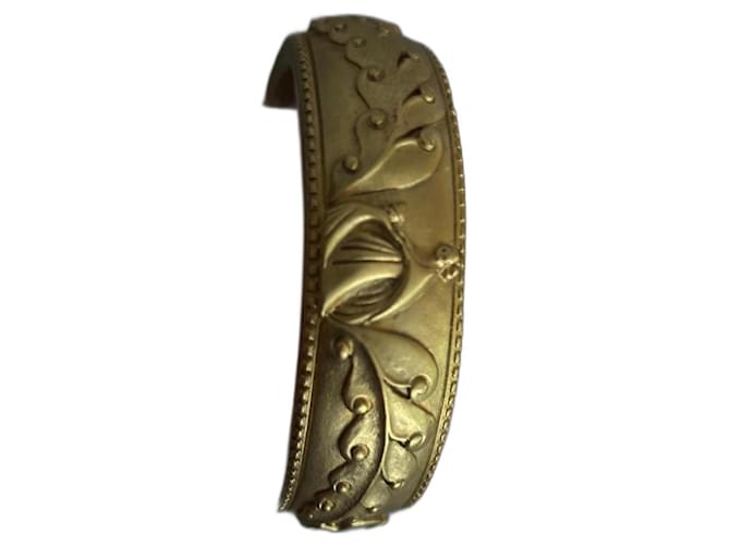 Lanvin Bracciale rigido con chiusura a scatto D'oro