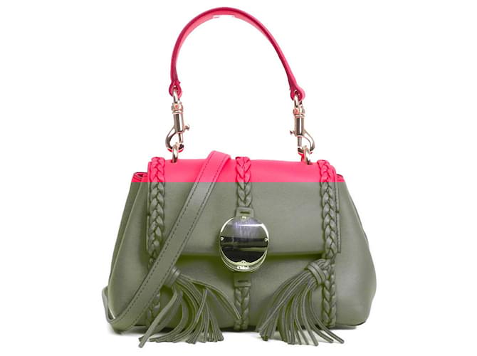CHLOÉ - Borsa a spalla Chloé Penelope PM in pelle rosa