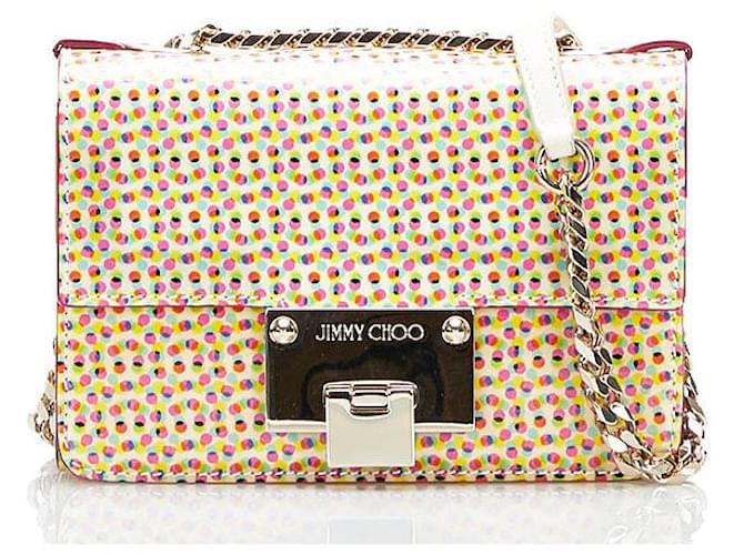 Borsa a Spalla Dot Chain di Jimmy Choo Multicolore