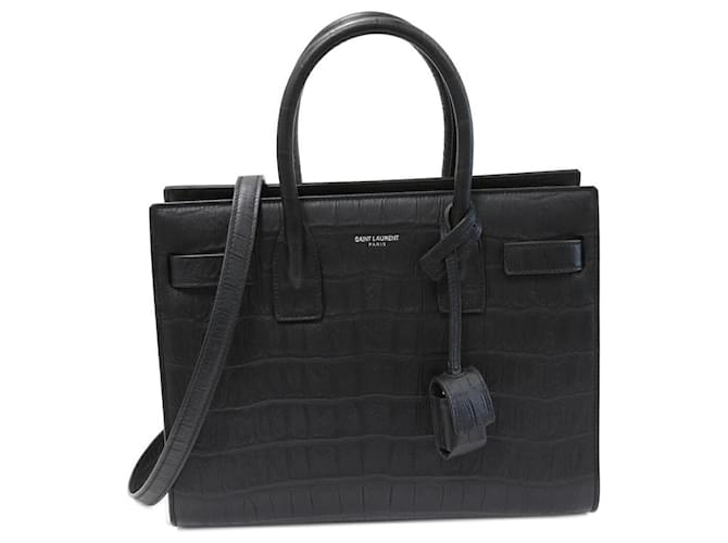 Borsa a mano Sac de Jour Baby Yves Saint Laurent Nera Nero