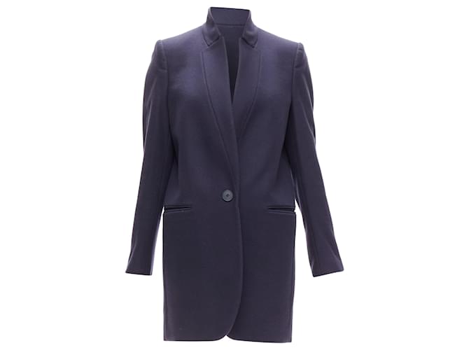 Stella Mc Cartney Cappotto lungo in lana e cashmere Bryce di Stella McCartney Blu Blu navy