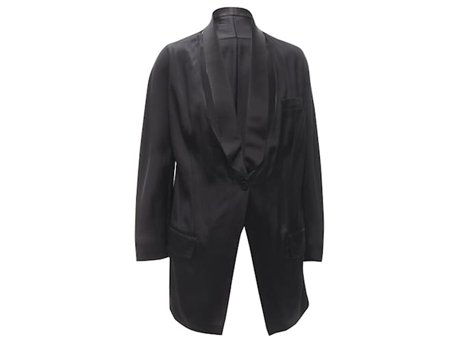 Blazer con colletto a taglio Givenchy Riccardo Tisci Nero