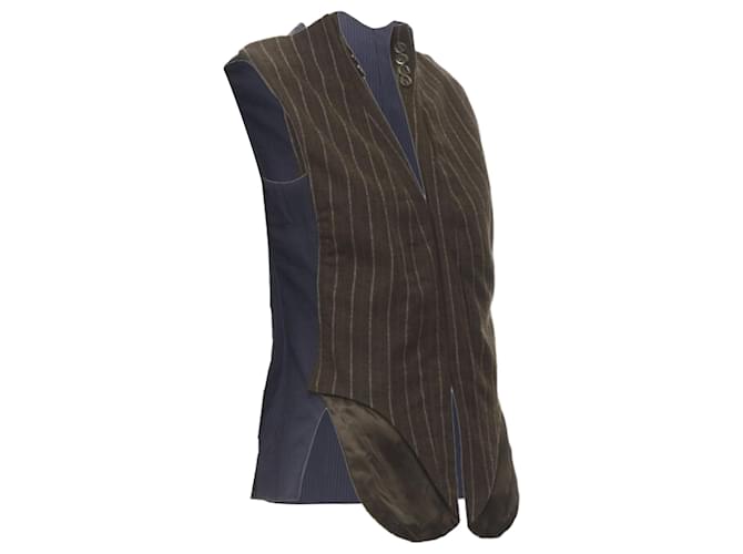 Gilet con maniche decostruite di Maison Martin Margiela Marrone