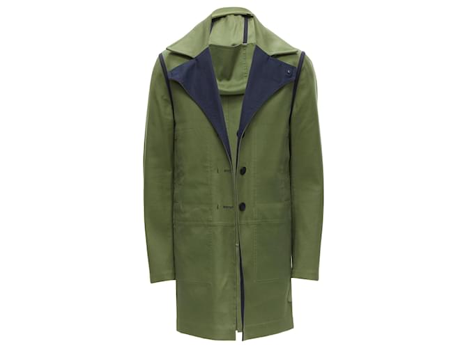 Cappotto con colletto reversibile Valentino Garavani Verde