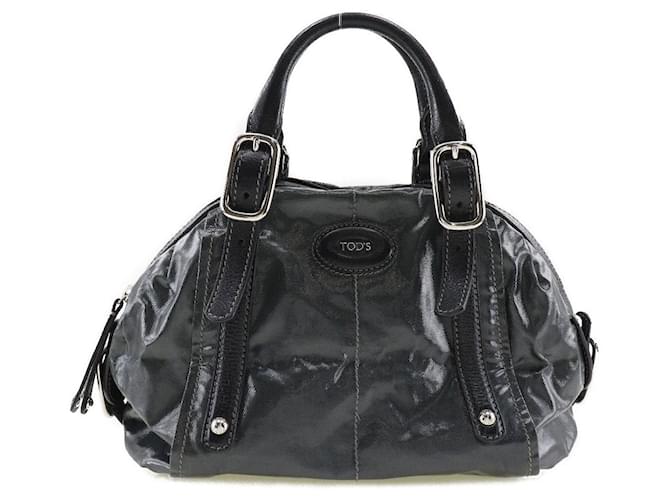 Borsa a mano G-Line in nylon e pelle di Tod's Verde