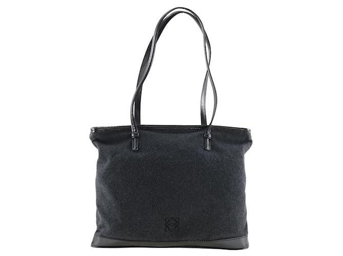 Borsa tote in feltro Loewe Anagram grigia Grigio
