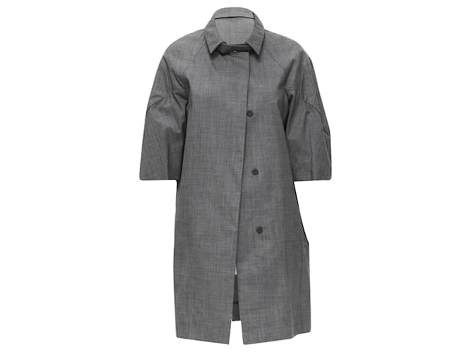 Cappotto in lana con maniche arrotondate Marni Grigio