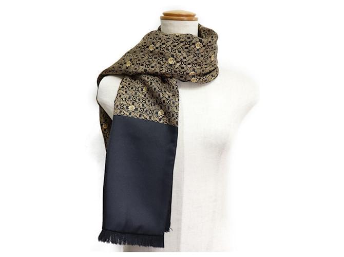 Sciarpa in seta angora Hermès unisex Nero