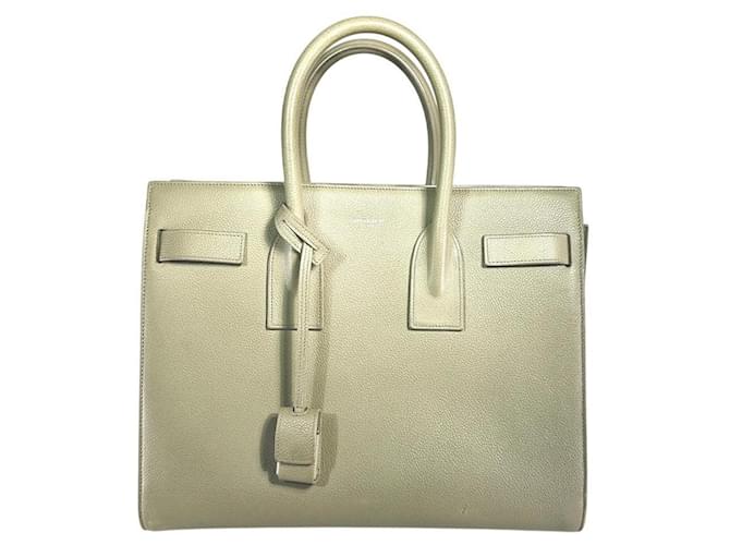 YVES SAINT LAURENT YSL Tote Baby Sac de Jour Classico Beige Grigio