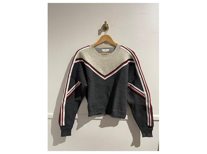 ISABEL MARANT ETOILE Maglieria T.Internazionale M Cotone Grigio