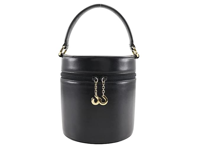 Autre Marque Borsa a mano in pelle Charles Jourdan nera Nero