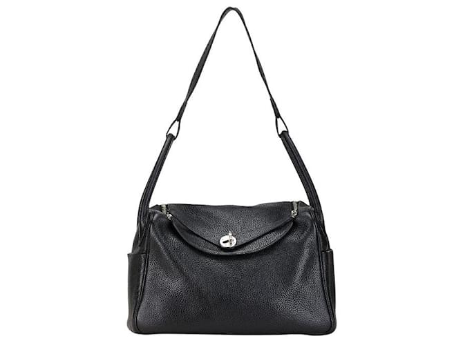 Borsa 2 in 1 Hermès Lindy in Taurillon Clemence Nero