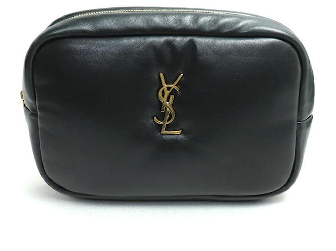 Borsa Clutch Cassandra di Yves Saint Laurent Nero