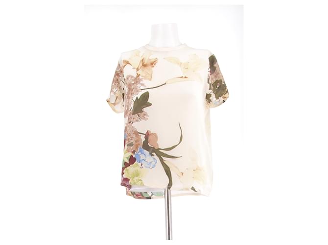 VALENTINO GARAVANI Tops T.FR 36 Seta Beige