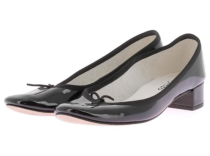 REPETTO Ballerine T.EU 37.5 Pelle verniciata Nero
