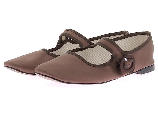 REPETTO Ballerine T.EU 37.5 Tessuto Marrone